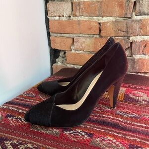 Loeffler Randall Grace Suede Ponyhair heels